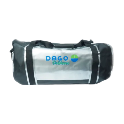 Bolso estanco 60l plata/negro Dago