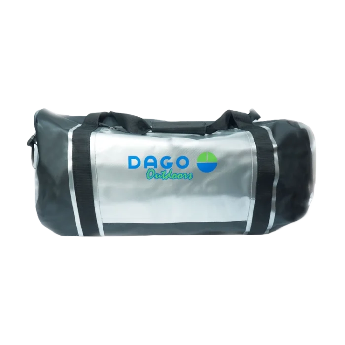 Bolso estanco 60l plata/negro Dago - Imagen 1