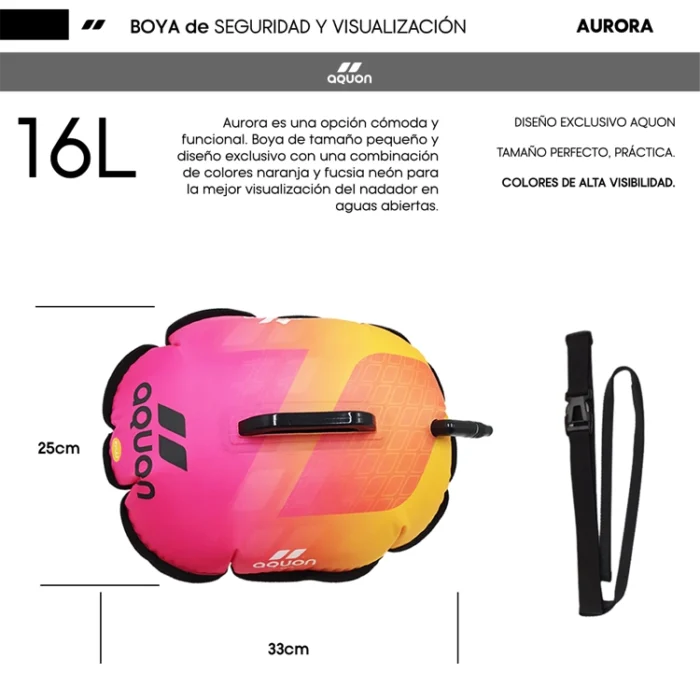 Boya 16 l Aurora para natación Aquon - Imagen 3