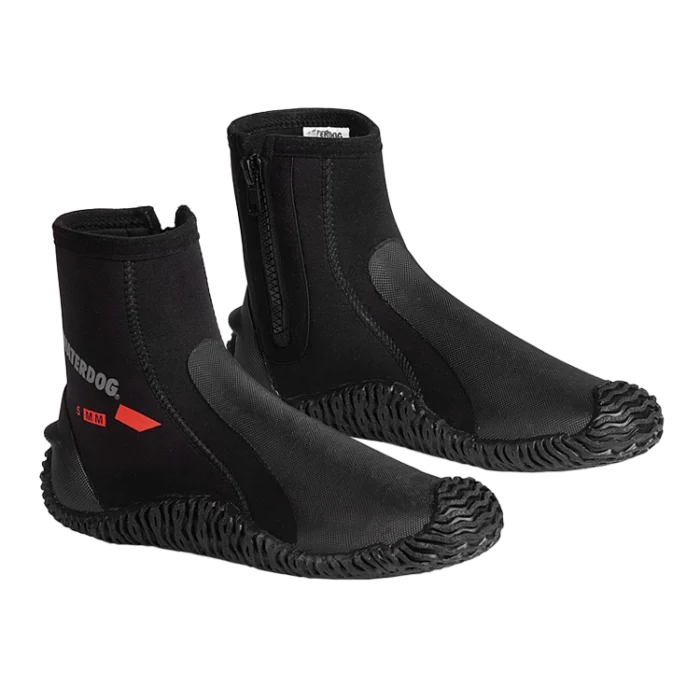 Botas neoprene 5mm c/cierre suela ref Waterdog - Imagen 1