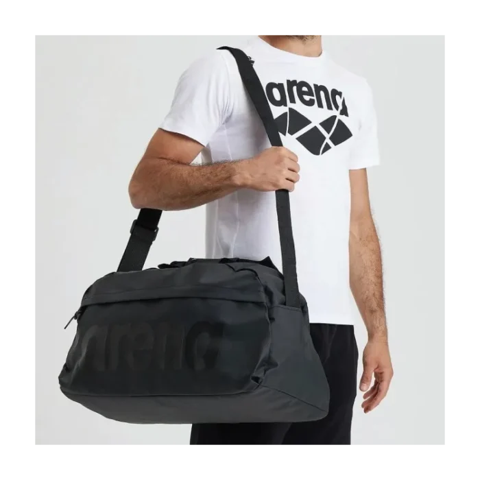 Bolso Team Duffle 40l big logo negro Arena - Imagen 5
