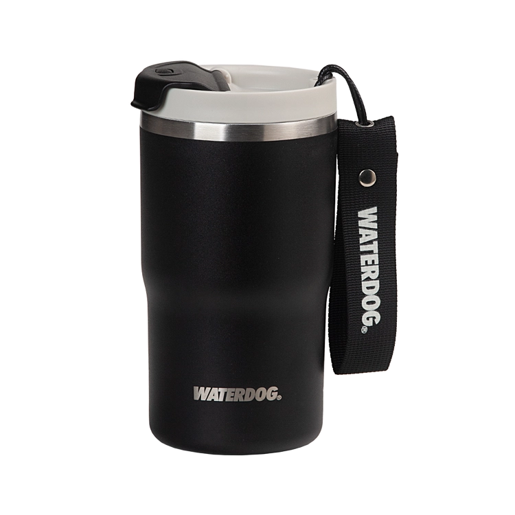 W165 VASO CLYDE 480 CERAMICO NEGRO Vaso inoxidable Clyde 480cc doble pared cerámico Waterdog - Imagen 3