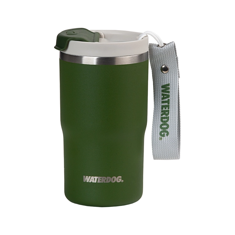 W167 VASO CLYDE 480 CERAMICO VERDE Vaso inoxidable Clyde 480cc doble pared cerámico Waterdog - Imagen 4