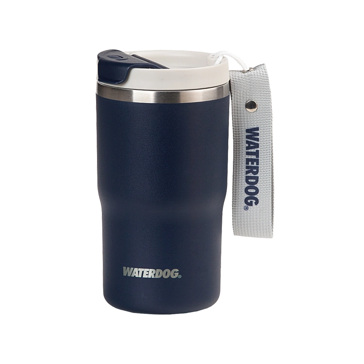 W168 VASO CLYDE 480 CERAMICO ÍNDIGO Vaso inoxidable Clyde 480cc doble pared cerámico Waterdog - Imagen 1