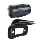 Tapa estéreo tipo burbuja base negra