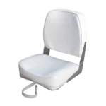 Butaca blanca tapizada rebatible Five Oceans