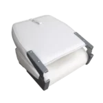 Butaca blanca tapizada rebatible Five Oceans - Imagen 3