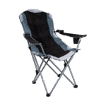 Sillón director reclinable plegable negro Waterdog