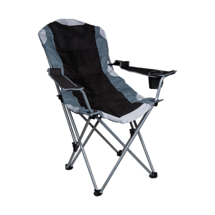 Sillón director reclinable plegable negro Waterdog