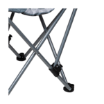 Sillón director reclinable plegable negro Waterdog - Imagen 4