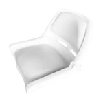 Butaca plástica rebatible c/acolchado