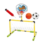 Arco flotante + aro de básquet con inflador Huasheng