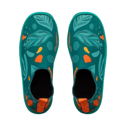 Zapatillas Mandarín verde neoprene Floripondias