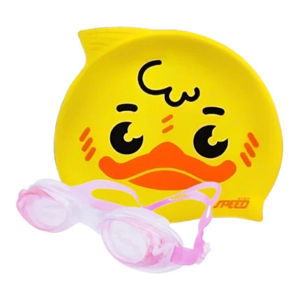 Combo gorra silicona Duck + antiparras Champ junior