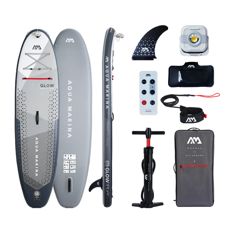 TABLA GLOW Tabla sup Glow c/luz 140 kg c/accesorios Aqua Marina - Imagen 1