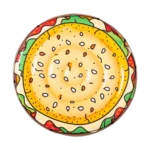 Inflable Burger 158 cm diámetro Bestway - Imagen 2