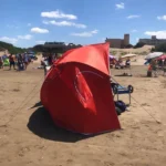 Sombrilla 2,2 m con rompevientos Broksol - Imagen 7