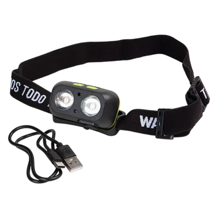 Linterna minera 800 lumen 20 m recargable lámpara XPG Waterdog