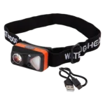 Linterna minera 800 lumen 100 m led recargable Waterdog