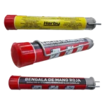 Bengala de mano roja 4 años Herby