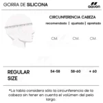 Gorra silicona lisa Aquon - Imagen 3