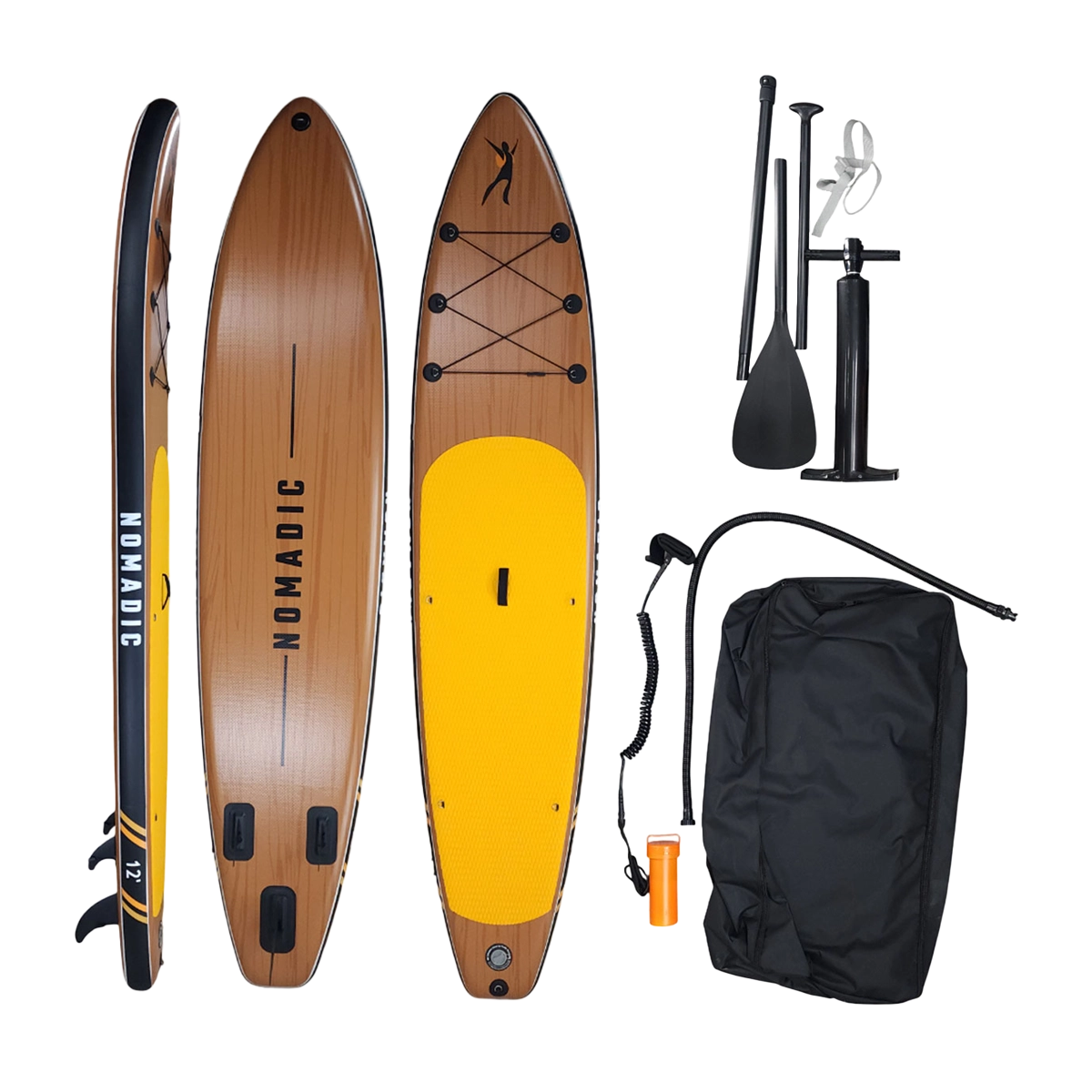 OS01 TABLA SUP WOOD NOMADIC 365 180 KG 01 Tabla sup inflable Wood 365 180 kg Nomadic - Imagen 1