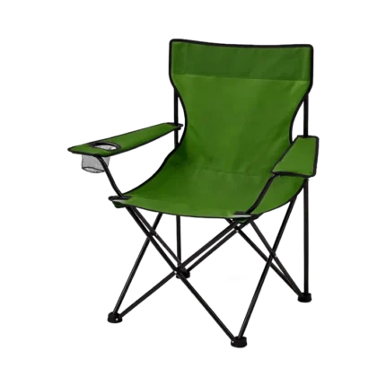 Sillón director con apoyabrazos verde Nomadic