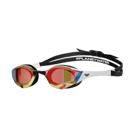 Antiparras Cobra Edge Swipe Mirror dorado/blanco 102 Arena