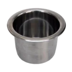 Posavaso inox. para embutir 72 x 44,5 mm Five Oceans