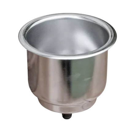 Posavaso inox. para embutir grande con drenaje Five Oceans