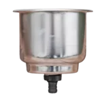 Posavaso inox. para embutir grande con drenaje Five Oceans - Imagen 2