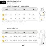 Poncho Winter bordó Aquon - Imagen 3