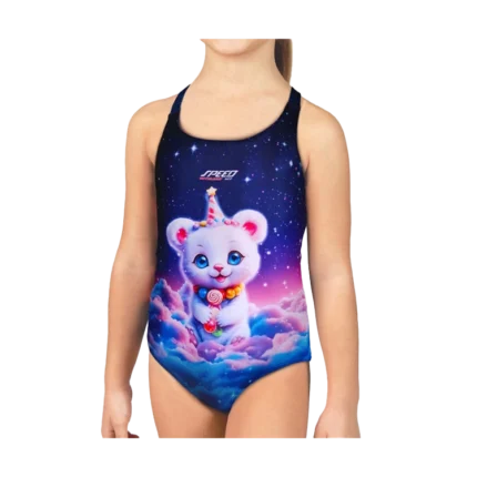 Malla est. 3D Fuzzy Pop niña juvenil Speed