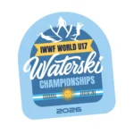 Remera Mundial Ski blanca logo azul