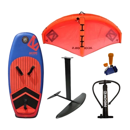 Foil combo tabla, vela 5 m y rocker Acon