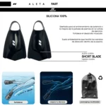 Aletas Cortas Fast Fin Aquon - Imagen 2