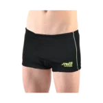 Boxer niño liso negro con vivos finos Speed - Imagen 2