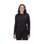 Remera Bamboo mujer m/l negra Thermoskin