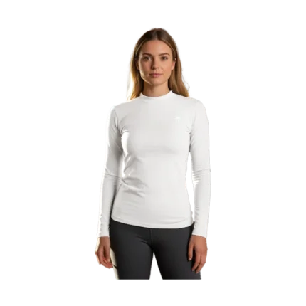 Remera Bamboo mujer m/l blanca Thermoskin