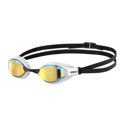 Antiparras Airspeed Mirror dorado blanco Arena