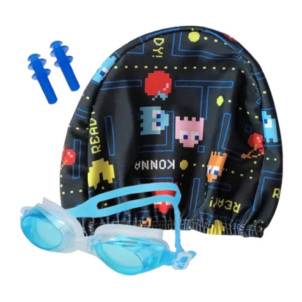 Combo Champ Aqua + Gorra junior + Tapones