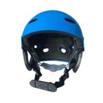 Casco wake azul con protector de orejas - Imagen 2