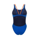 Malla mujer Team Solid Tech azul/naranja Arena - Imagen 5