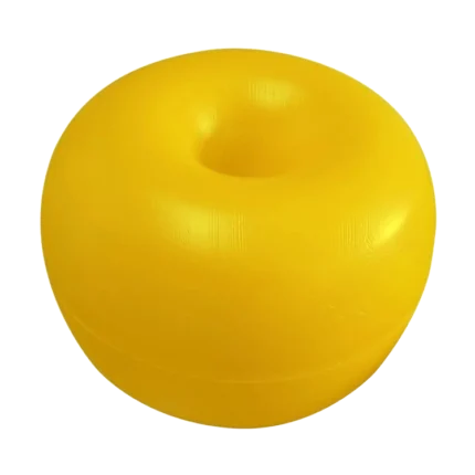 Boya plástica 70 mm amarilla lenteja