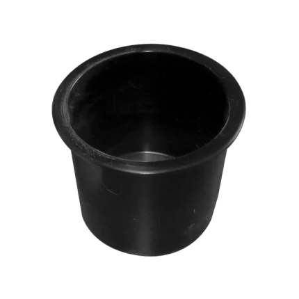 Posavaso para embutir plástico negro