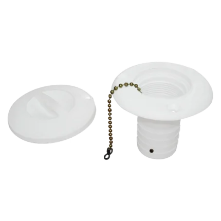 Tapa Tanque Combustible blanca nailon