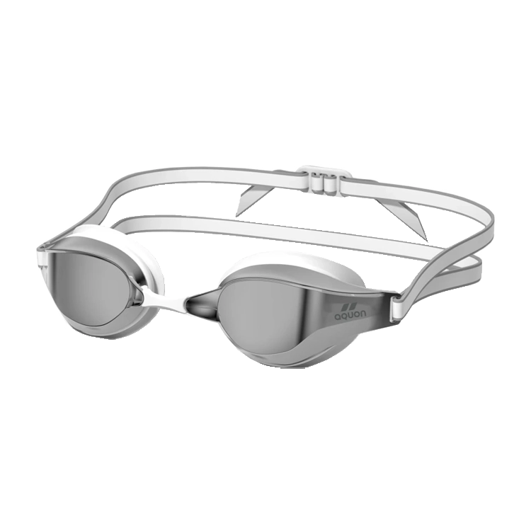 ALPHA MIRROR V2 BLANCO PLATA 01 Antiparras Alpha Mirror V2 blanco/plata Aquon - Imagen 1