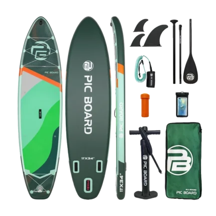 Tabla Sup inf. Flow Green 150 kg Skatinger