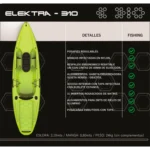 Kayak Elektra 310 c/remo Skandynavian - Imagen 2