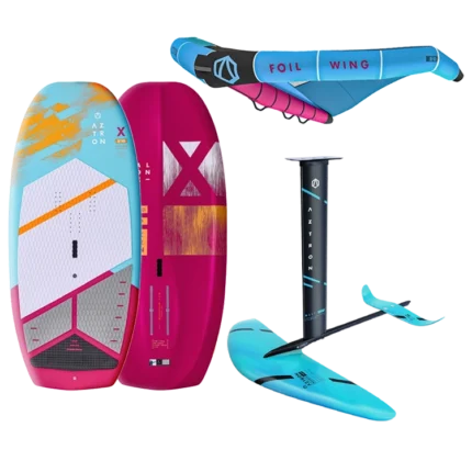 Foil combo tabla 5' 10" , vela 5 m y rocker Aztron